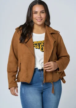 Serenity Suedette Biker Jacket