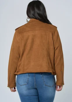 Serenity Suedette Biker Jacket