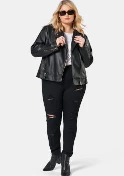 Shallow Dimes PU Jacket