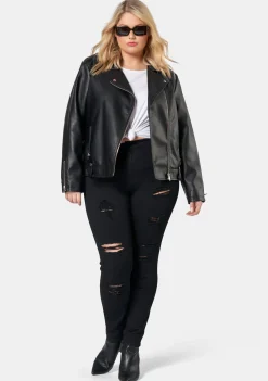 Shallow Dimes PU Jacket