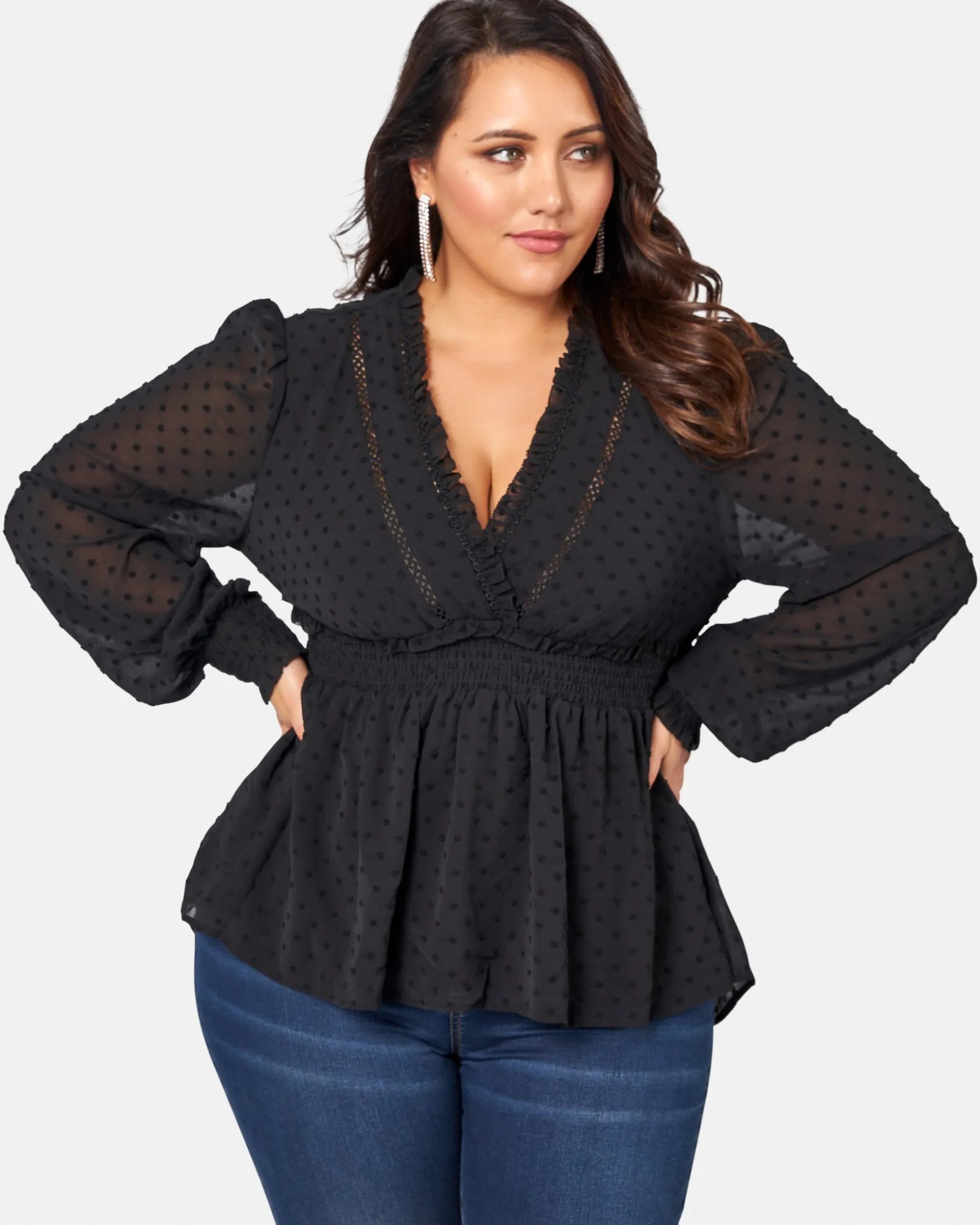 Sheer Fantasy Blouse