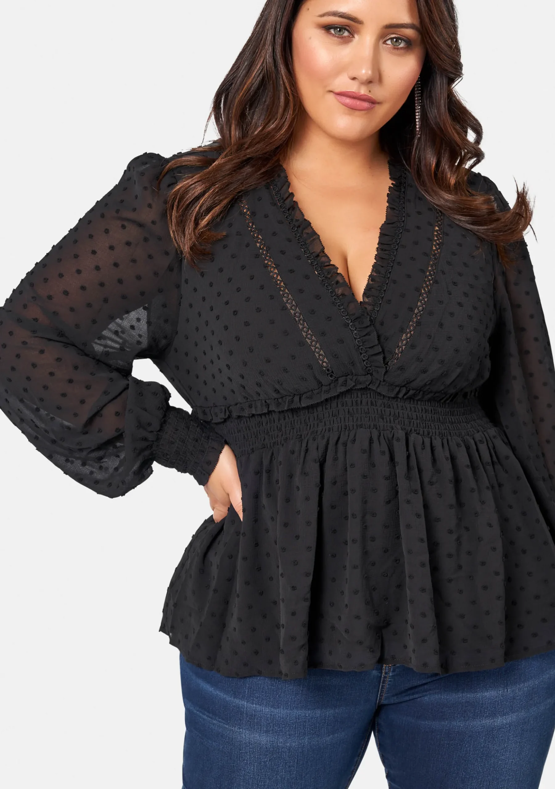 Sheer Fantasy Blouse