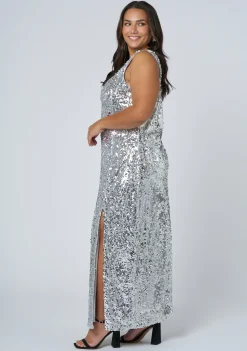 Shimmy Shimmer Sequin Maxi Dress