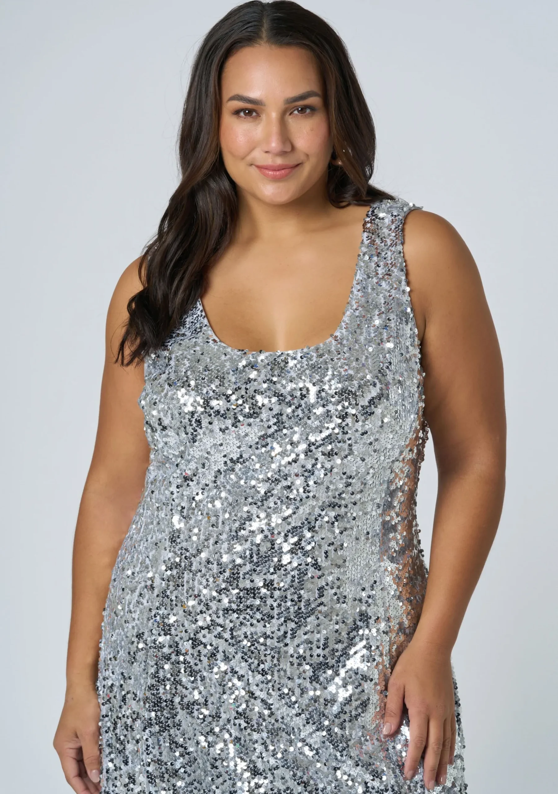 Shimmy Shimmer Sequin Maxi Dress