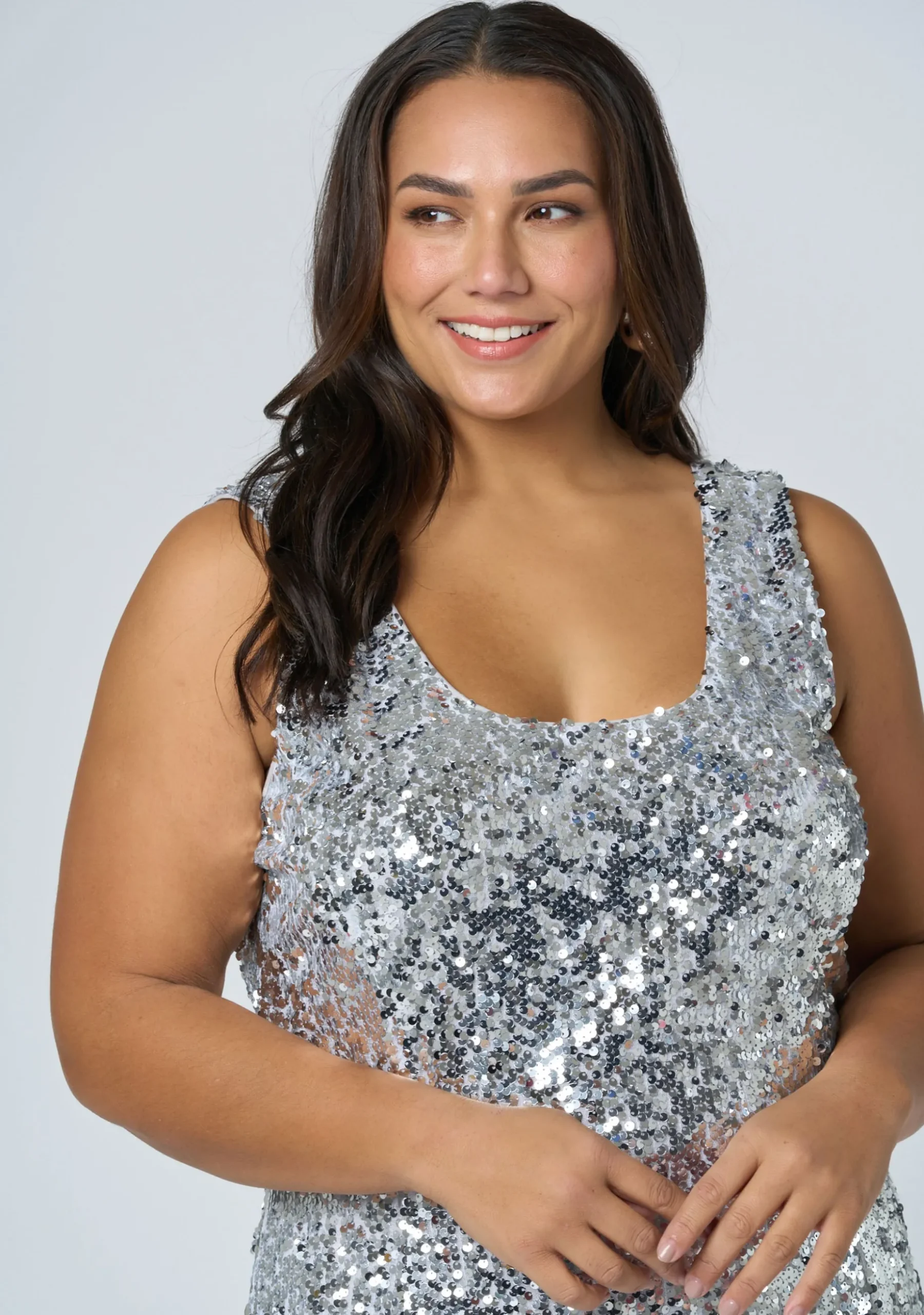 Shimmy Shimmer Sequin Maxi Dress