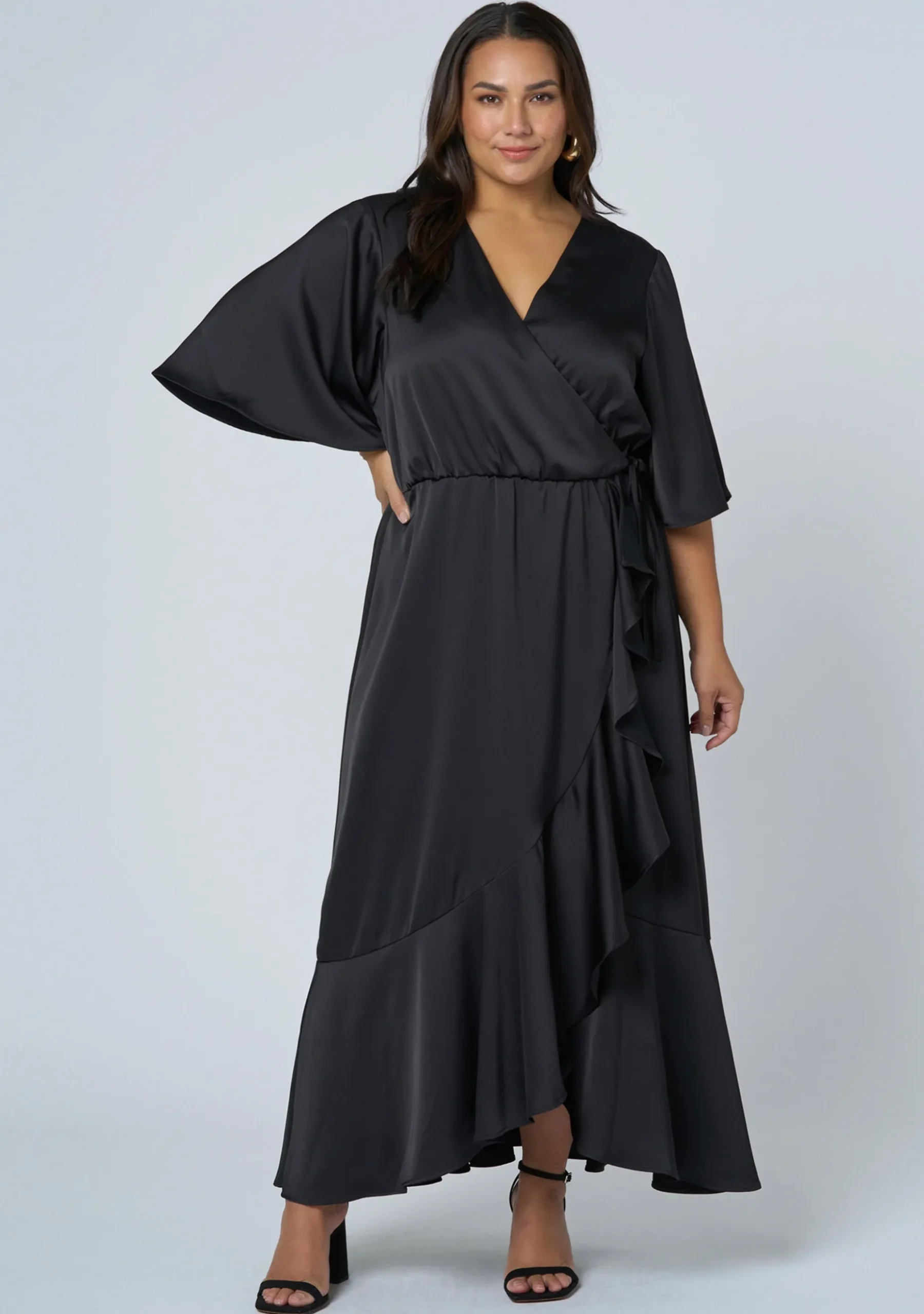 Smouldering Wrap Maxi Dress