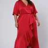 Smouldering Wrap Maxi Dress