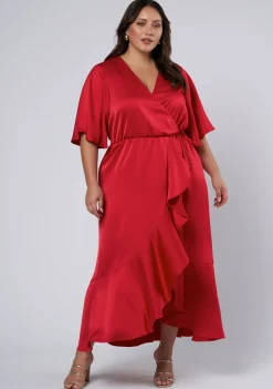 Smouldering Wrap Maxi Dress