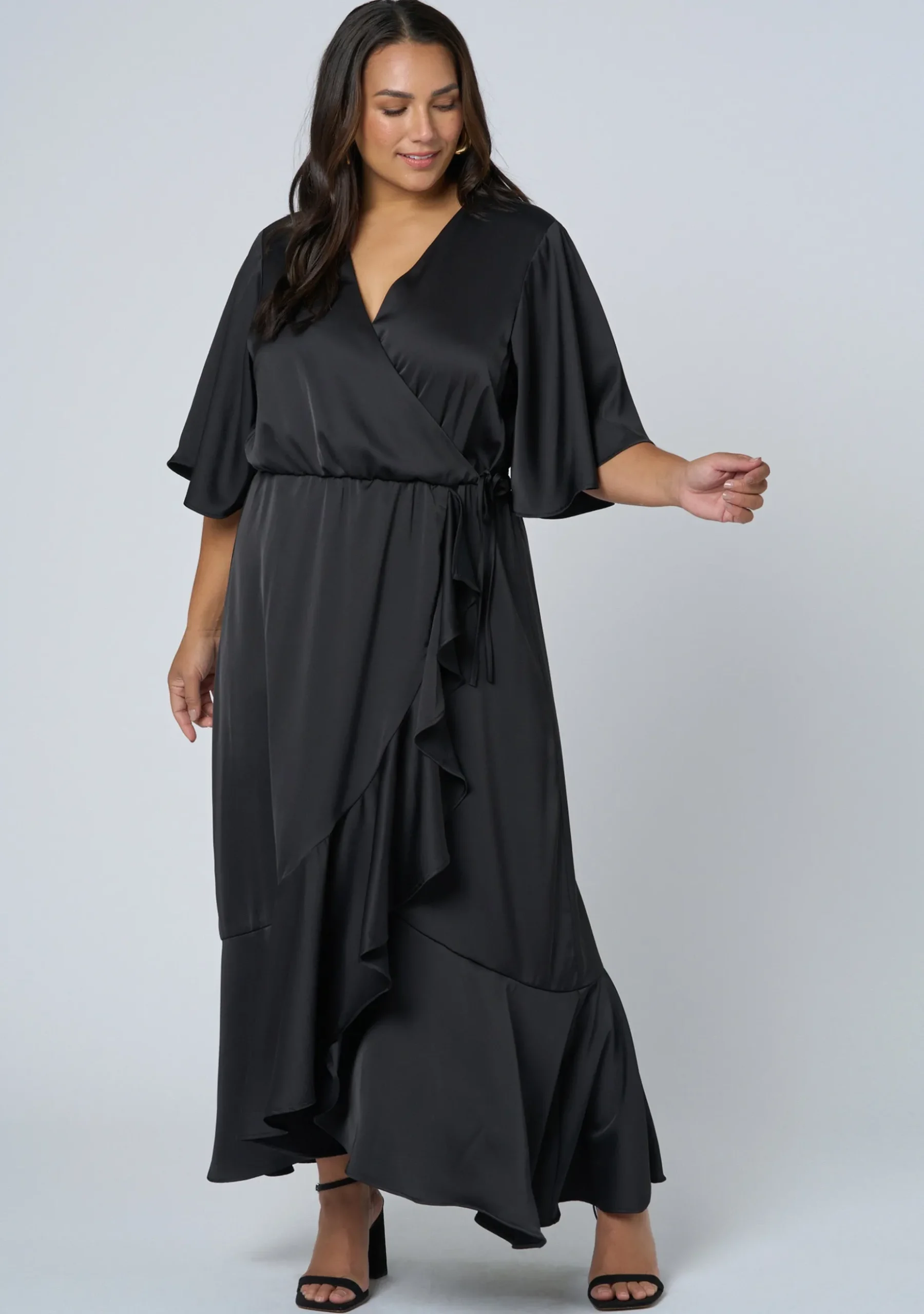 Smouldering Wrap Maxi Dress