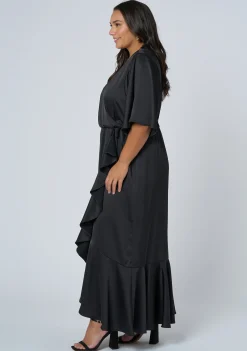 Smouldering Wrap Maxi Dress