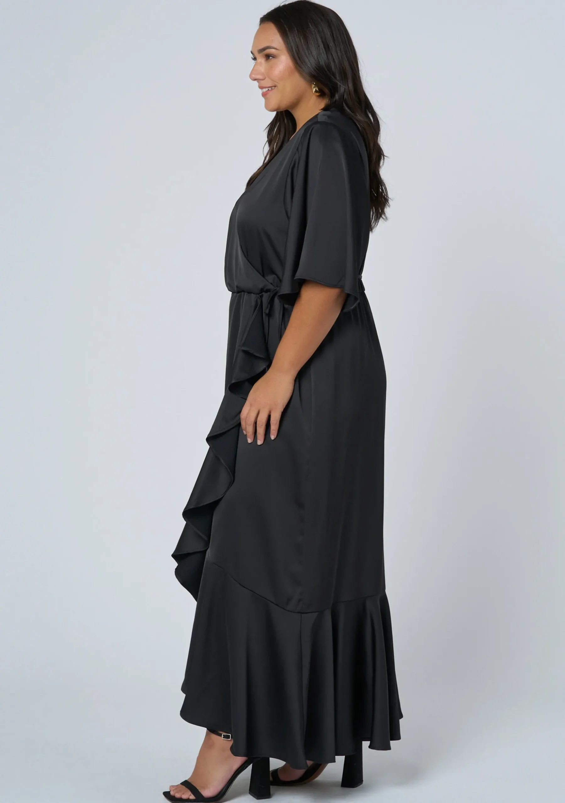 Smouldering Wrap Maxi Dress