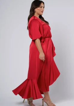 Smouldering Wrap Maxi Dress