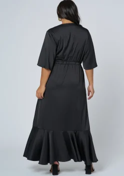 Smouldering Wrap Maxi Dress