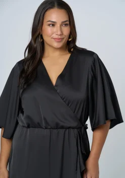 Smouldering Wrap Maxi Dress