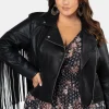 Star Dancer Fringe PU Jacket