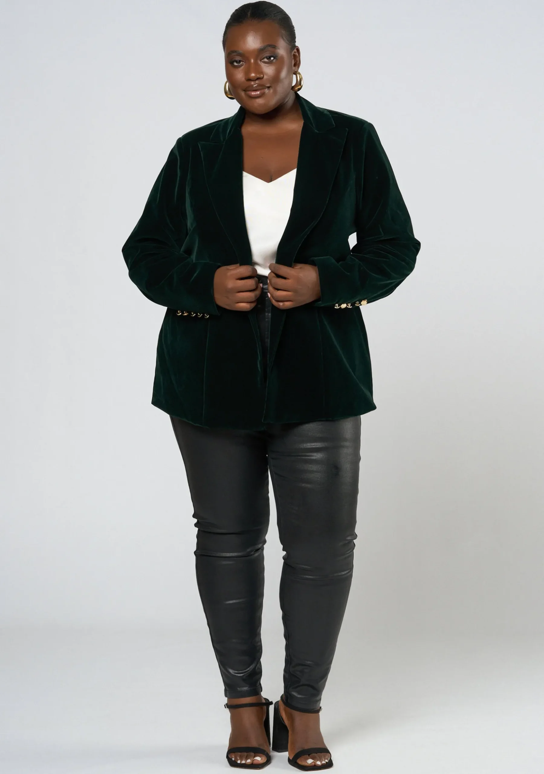 Suddenly Fine Velvet Blazer