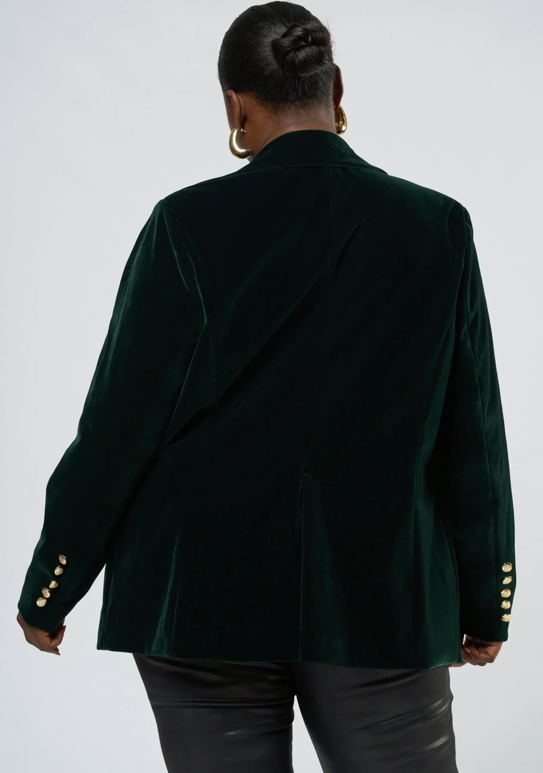 Suddenly Fine Velvet Blazer