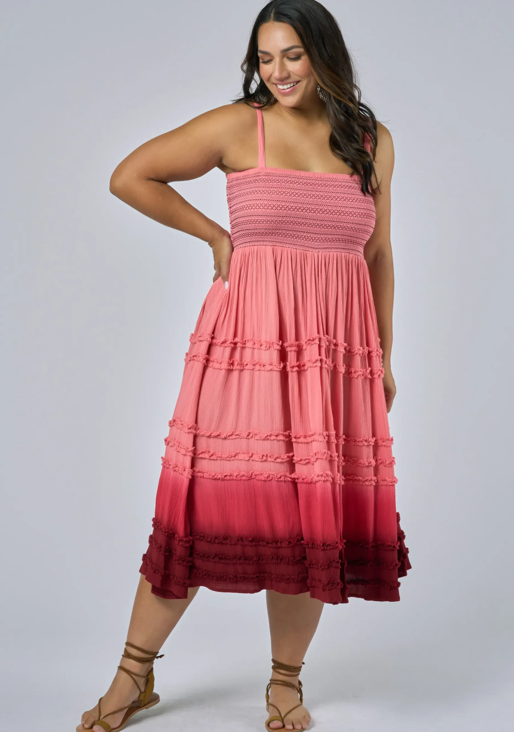 Sunset Serenade Midi Dress