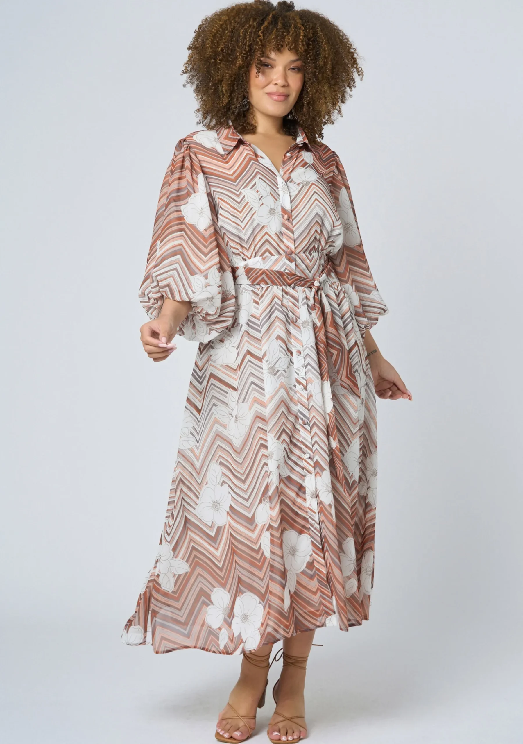 Supreme Extreme Printed Shirt Dress