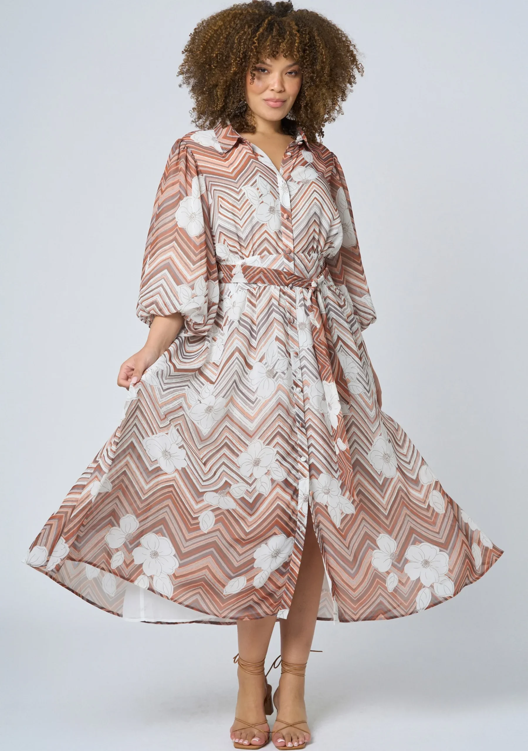 Supreme Extreme Printed Shirt Dress