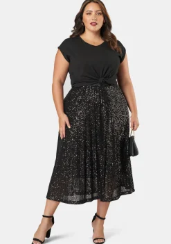 Sure Thing Sequin Skirt