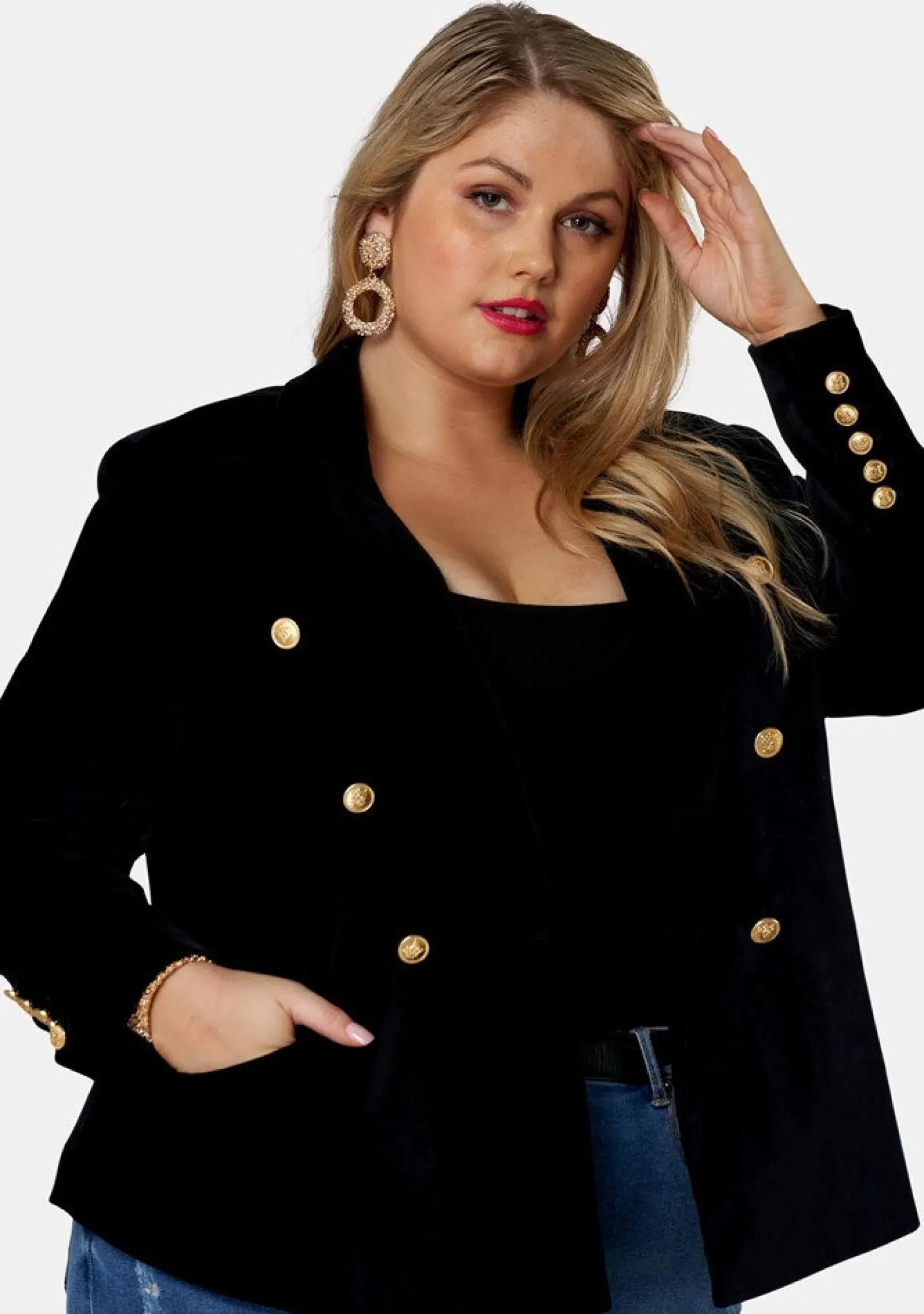 Take A Vow Velvet Blazer