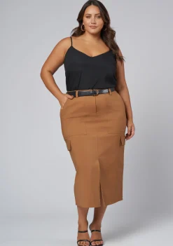 Tasmin Midi Cargo Skirt