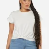 The Feared Crop Twist Tee