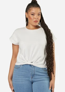 The Feared Crop Twist Tee