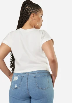 The Feared Crop Twist Tee