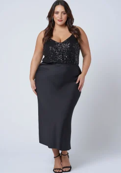 The Ivy Satin Skirt