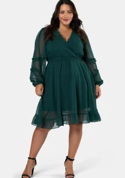 Tie Me Down Dobby Dress