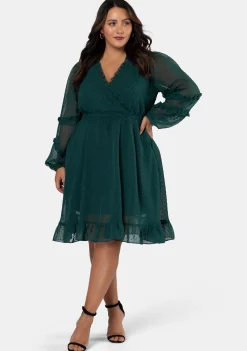 Tie Me Down Dobby Dress