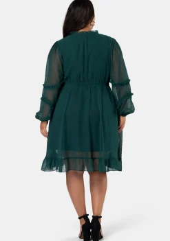 Tie Me Down Dobby Dress