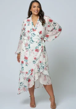 Tiffany Wrap Midi Dress