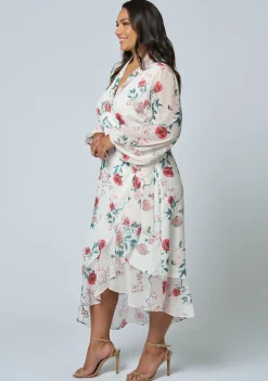 Tiffany Wrap Midi Dress