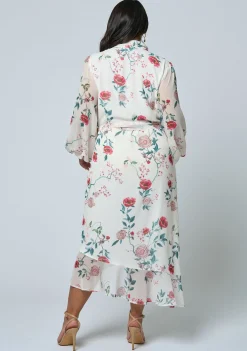 Tiffany Wrap Midi Dress