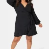 Titanium Wrap Dress