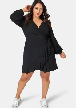 Titanium Wrap Dress