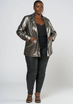 Trick Me Pu Blazer