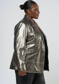 Trick Me Pu Blazer