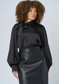 Truth Hurts High Neck Blouse