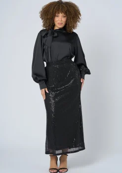 Truth Hurts High Neck Blouse
