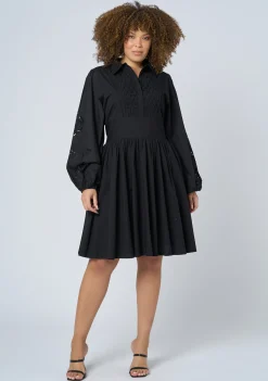 Vivian Broderie Mini Dress
