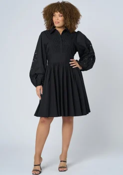 Vivian Broderie Mini Dress