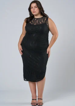 Vivid Nights Midi Dress