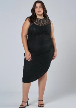 Vivid Nights Midi Dress