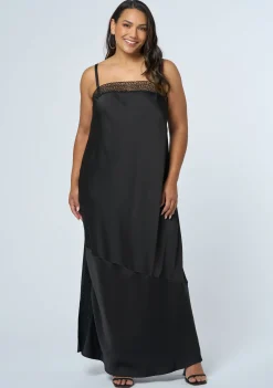 Vortex Maxi Slip Dress