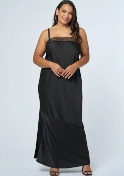 Vortex Maxi Slip Dress