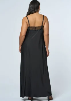 Vortex Maxi Slip Dress